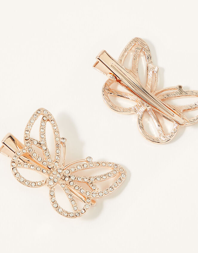 Madeline Butterfly Hair Clips, , large