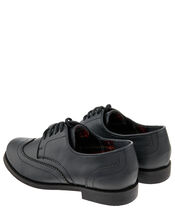 Boys' Oxford Brogue Shoes, Black (BLACK), large