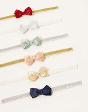 Baby Shimmer Bow Bando Set, , large