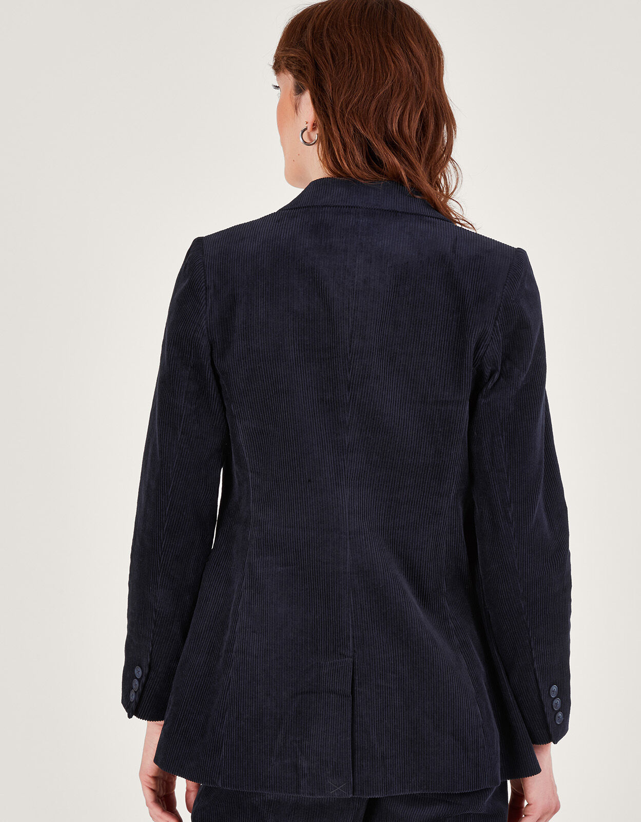 Navy corduroy shop blazer womens