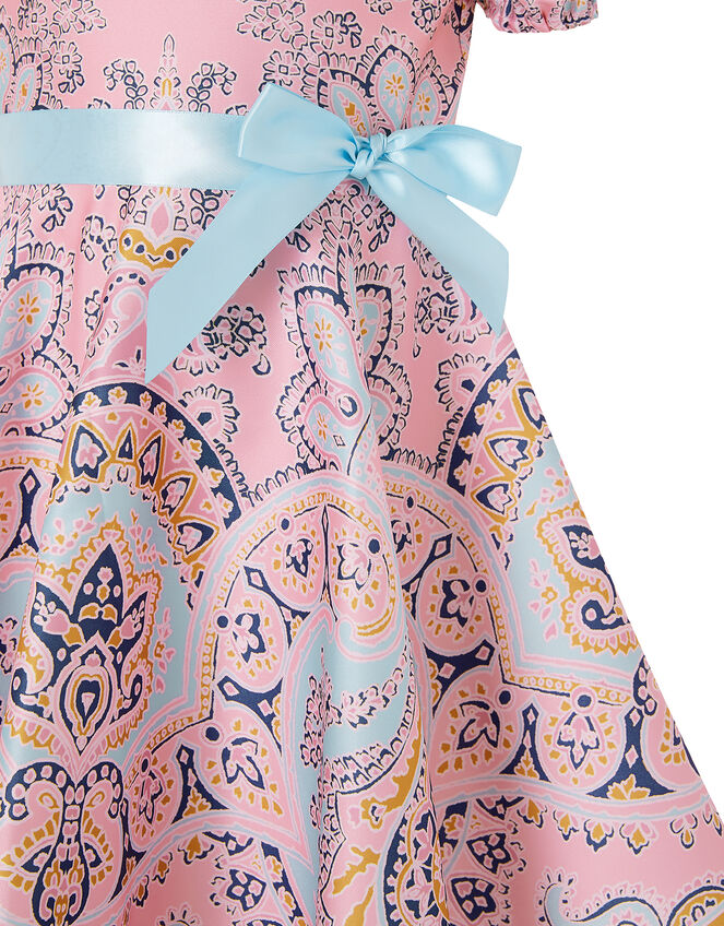 Paisley Hanky Hem Dress, Multi (MULTI), large