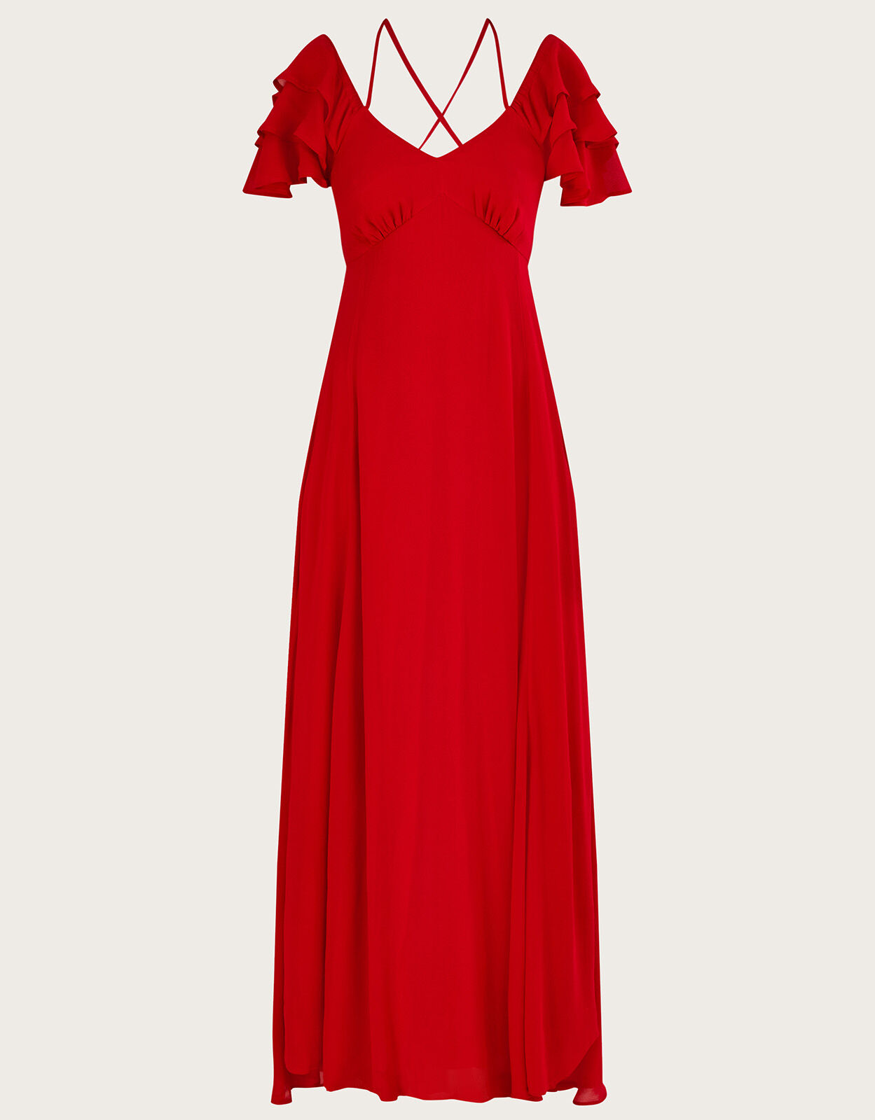 Monsoon red maxi dress online
