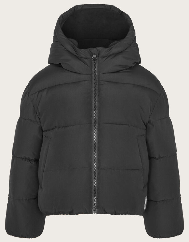 Short Puffer Jacket - Black - Ladies