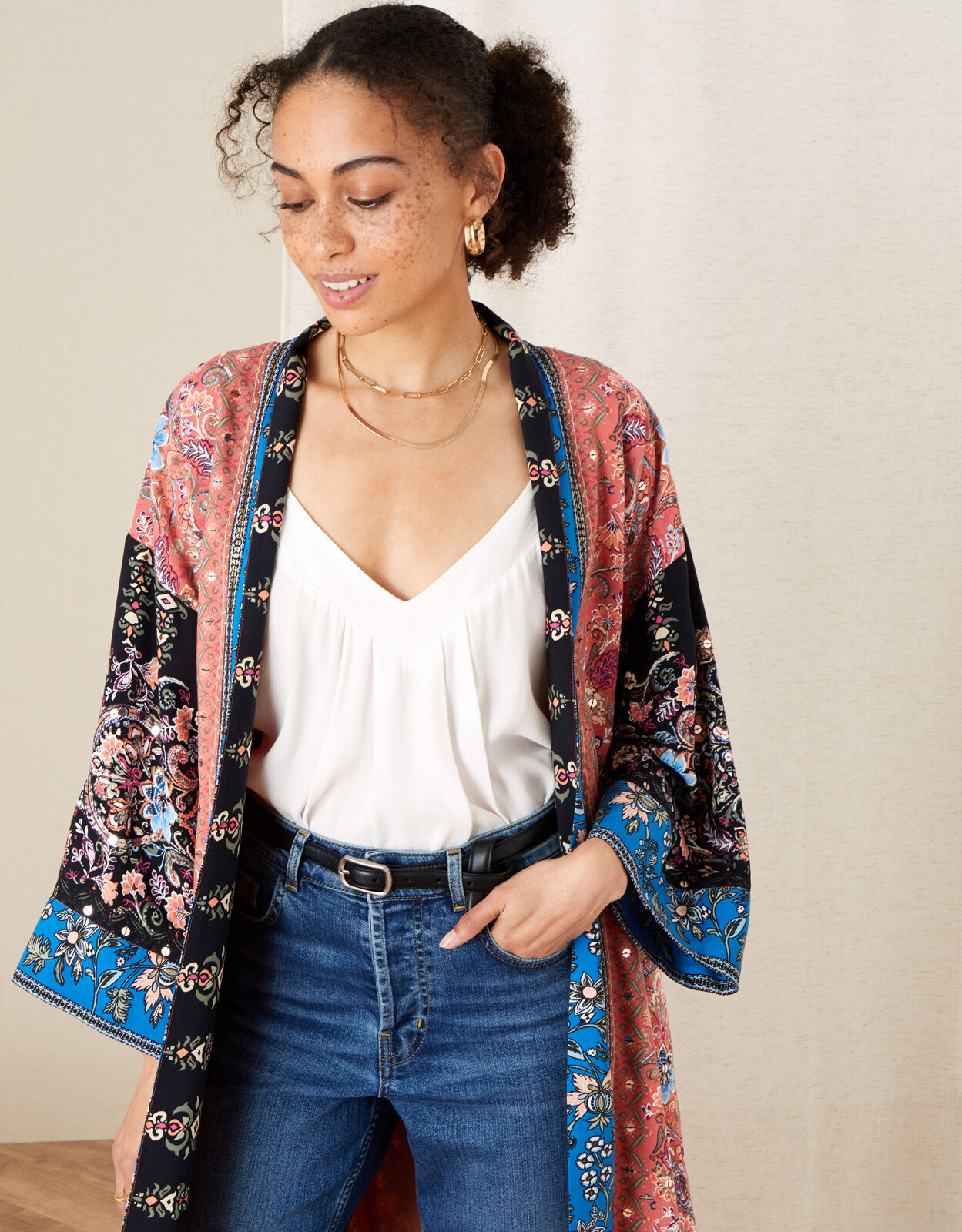 Monsoon kimono jacket store