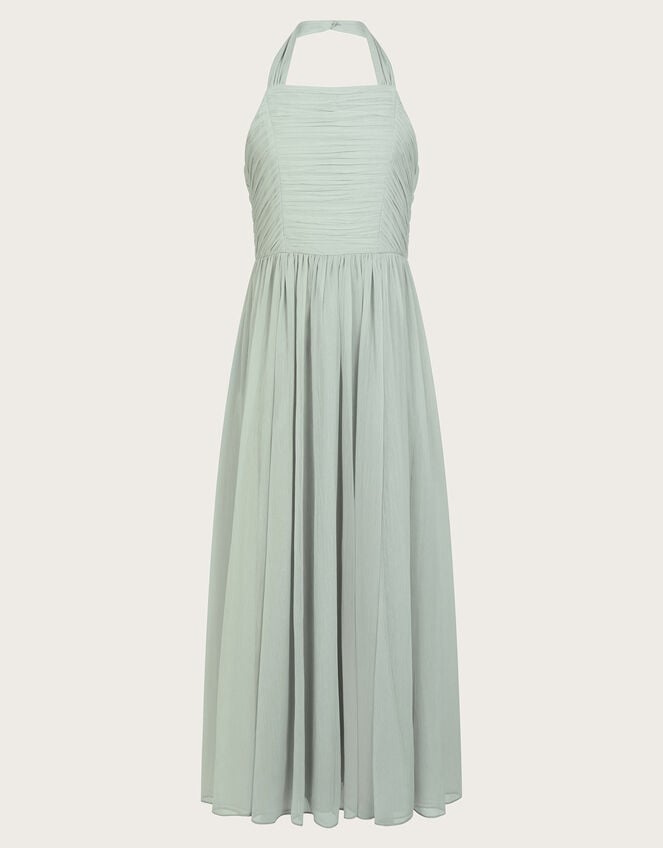 Ayo Halter Prom Maxi Dress, Green (SAGE), large
