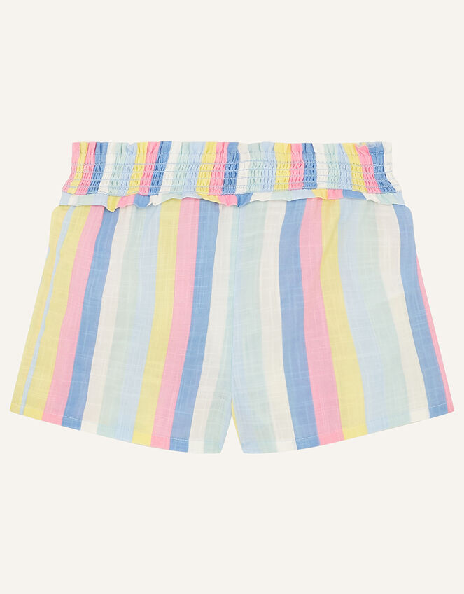 Baby Floral Stripe Top and Shorts Set, Ivory (IVORY), large