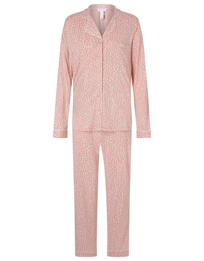 Polka-Dot Print Pyjama Set, Pink (PINK), large