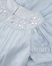 Baby Anastasia Tulle Embellished Dress, Blue (PALE BLUE), large