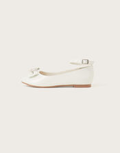 Tilla Heart Ballet Flats, Ivory (IVORY), large