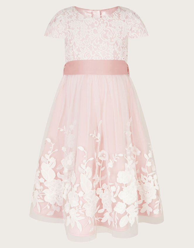 Sorcha Embroidered Lace Maxi Dress, Pink (DUSKY PINK), large