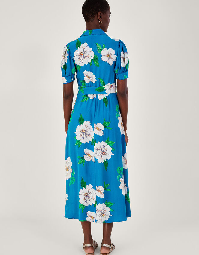 Milana Embellished Shirt Dress, Blue (BLUE), large