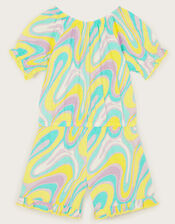 Crazy Wave Romper, Green (LIME), large