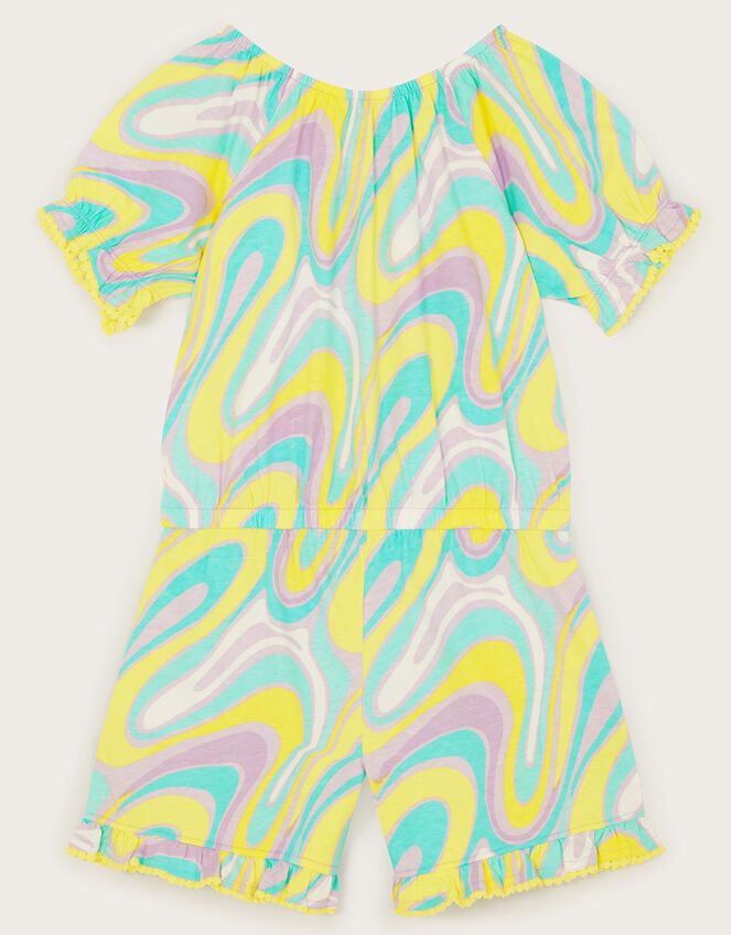Crazy Wave Romper, Green (LIME), large