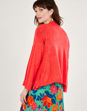 Pocket Cardigan, Orange (CORAL), large