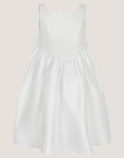 Juno Lace Bodice Party Dress, Ivory (IVORY), large