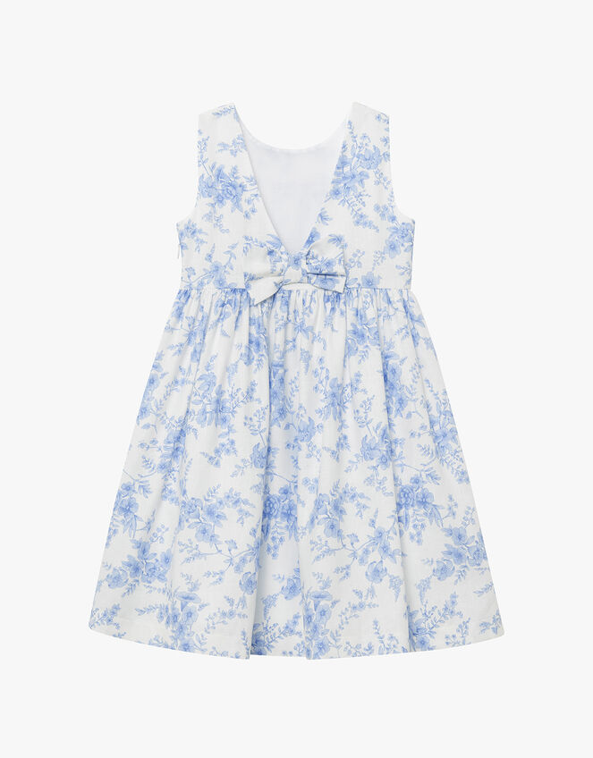 Trotters Maeva Bow Back Dress, Blue (BLUE), large
