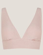 Kiki Glitter Triangle Bikini Top, Gold (GOLD), large