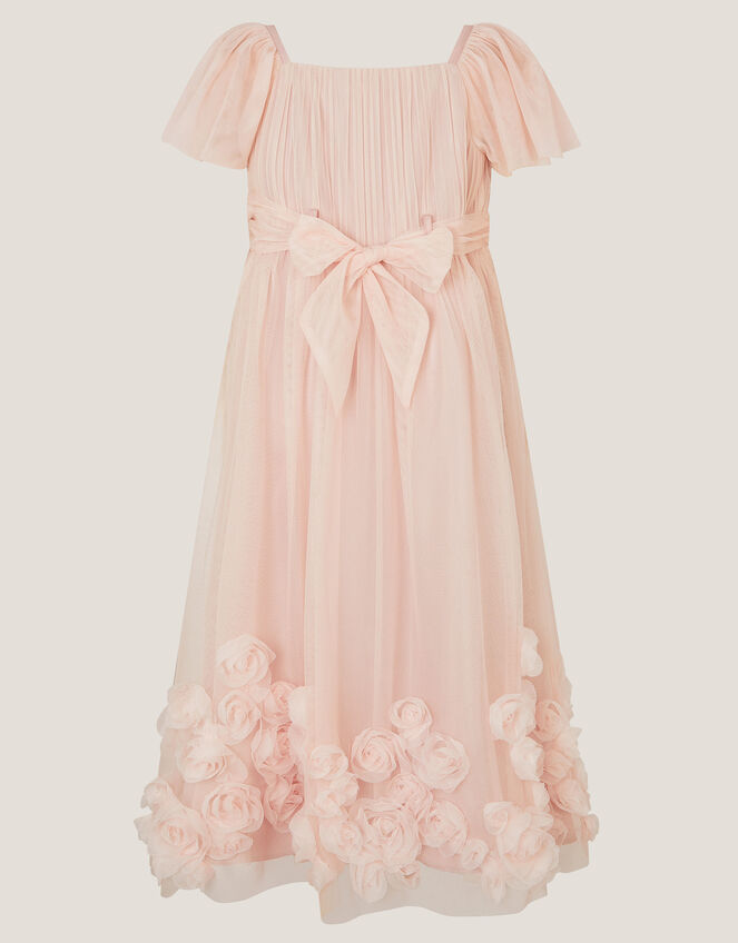 Evangaline Rose Appliqué Tulle Dress, Pink (PINK), large