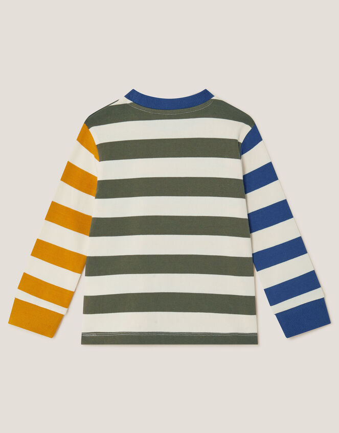 Awesome Stripe Long Sleeve Top, Yellow (YELLOW), large