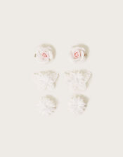 Bridesmaid Hair Clips Set of Three, , large