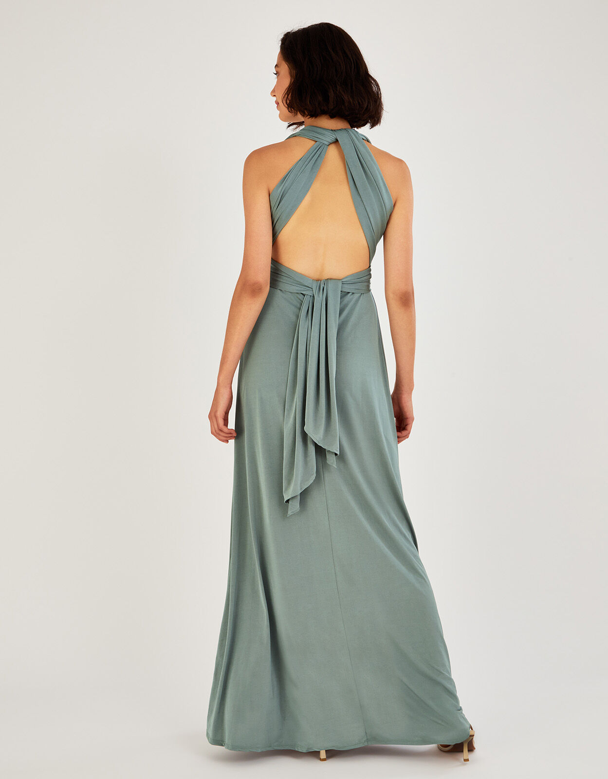 Twist Me Tie Me Maxi Dress Green