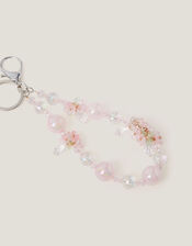 Flower Bead Bag Charm, , large