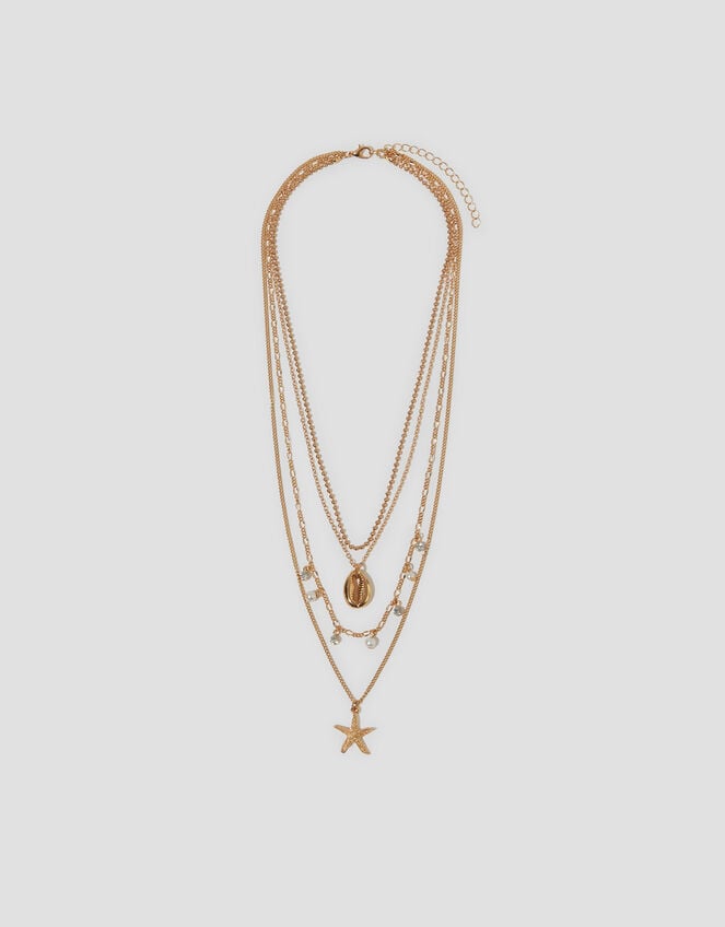 Sea Charm Layered Necklace, , large