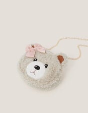 Fluffy Teddy Bear Bag, , large