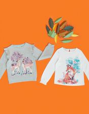 Fox Long Sleeve T-Shirt WWF-UK Collaboration, Ivory (IVORY), large