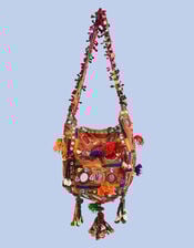 World Family Ibiza Karnataka Mirror Bag, , large