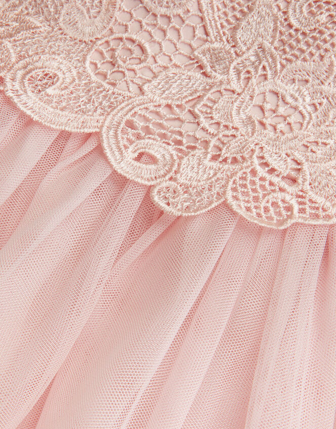 Anna Lace Bodice Maxi Dress, Pink (PALE PINK), large