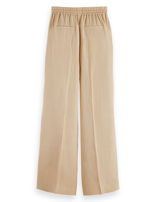 Scotch and Soda Hope High-Waisted Trousers Regular Length, Natural (NEUTRAL), large