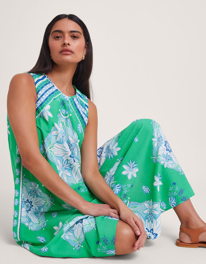 Louise Scarf Dress, Blue (TURQUOISE), large