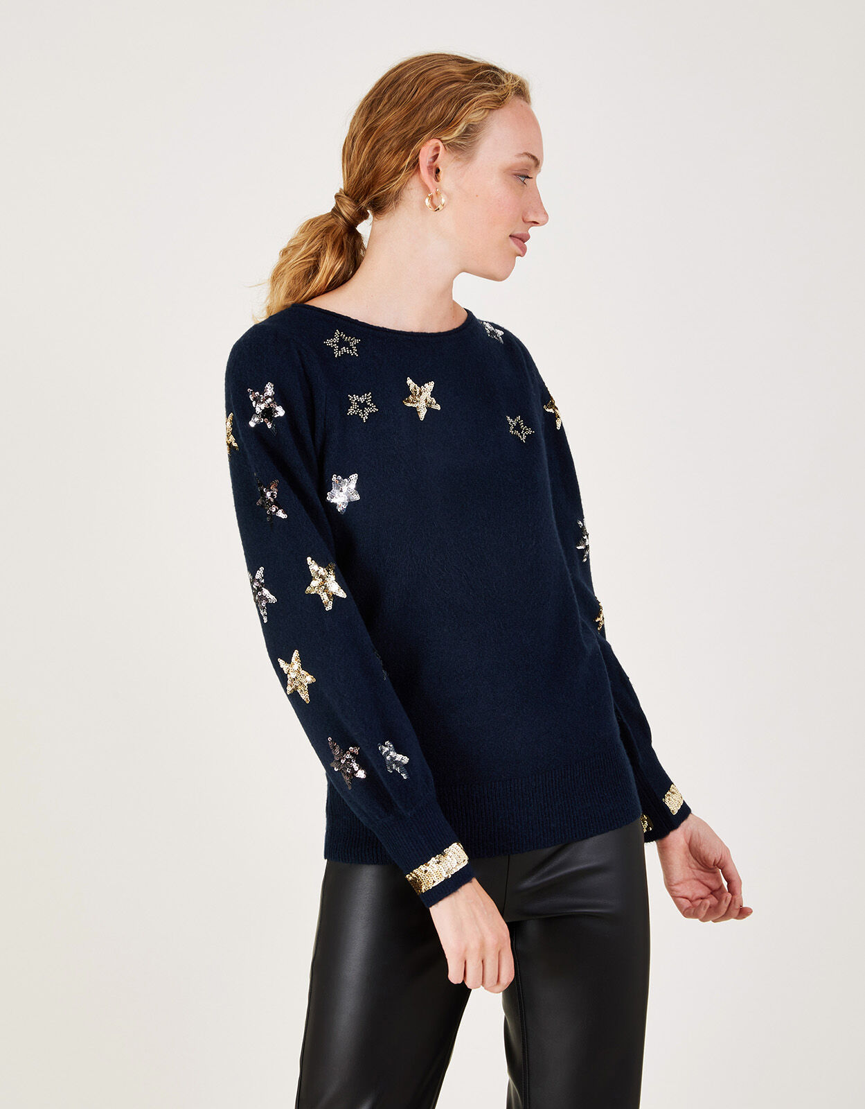 Jumper with hotsell sequin star
