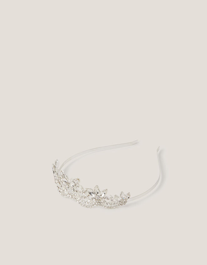 Diamanté Butterfly Tiara, , large
