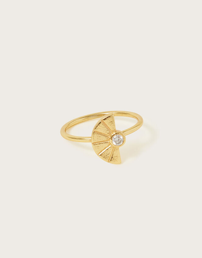 Single Fan Ring, Gold (GOLD), large