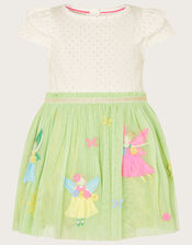 Baby Fairy Disco Dress, Green (GREEN), large