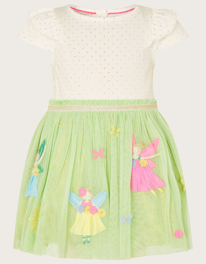 Baby Fairy Disco Dress, Green (GREEN), large