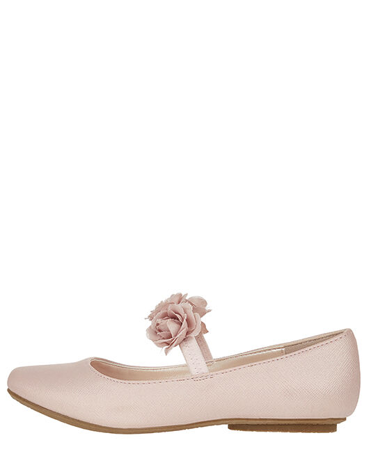 Dora corsage strap ballet pumps shop
