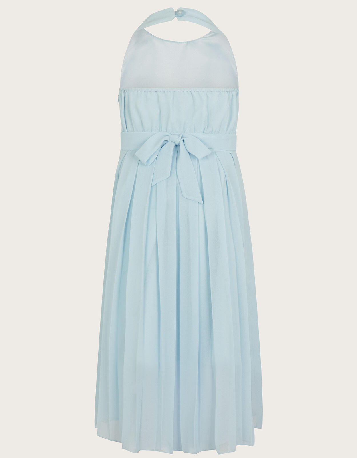 Hallie Halter Neck Chiffon Dress
