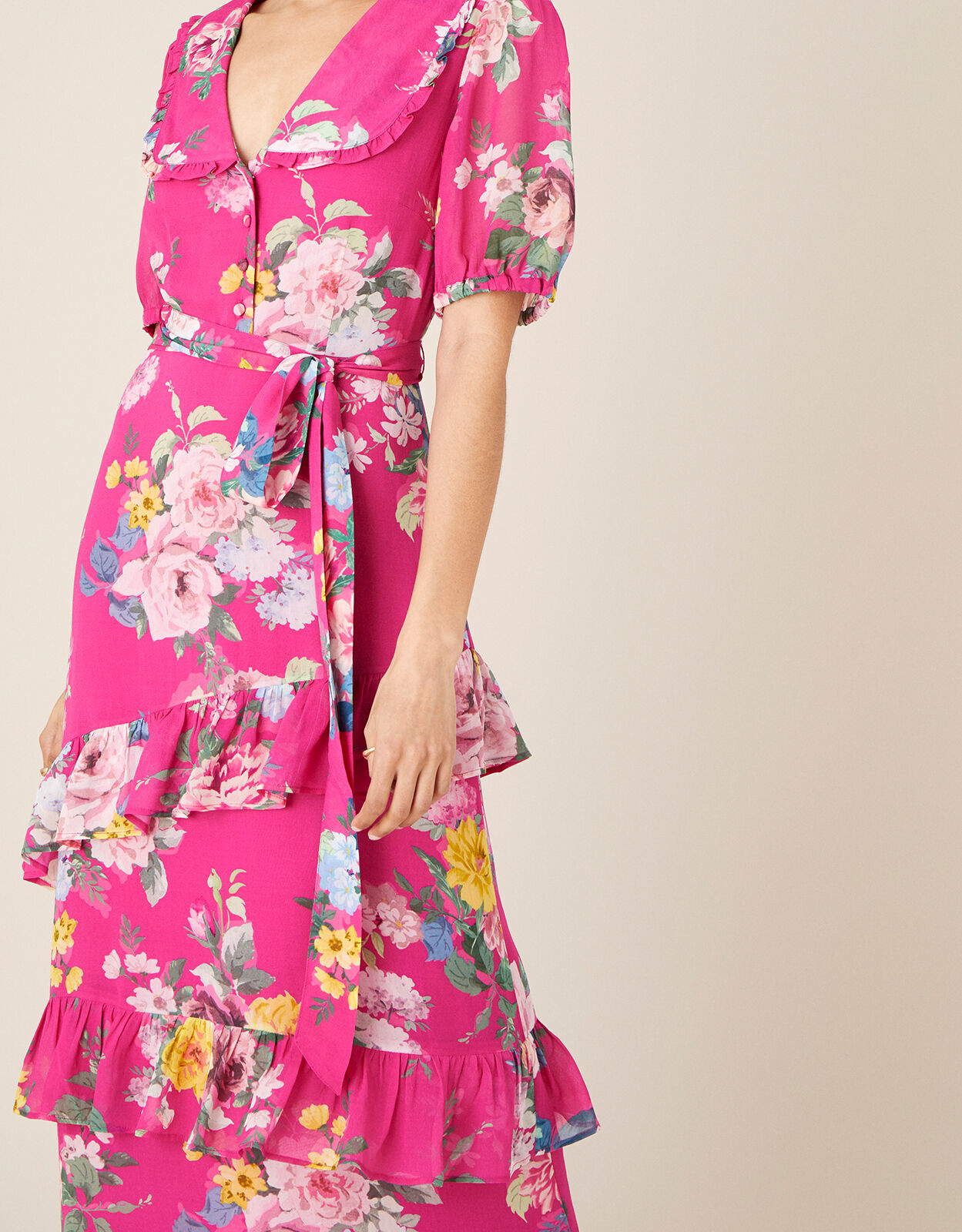 Monsoon floral maxi dress cheap