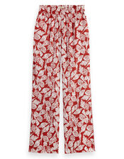 Scotch and Soda 30" Wide Leg Trousers, Red (RED), large