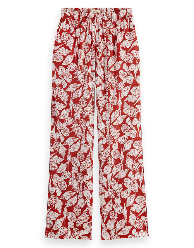 Scotch and Soda 30" Wide Leg Pants, Red (RED), large