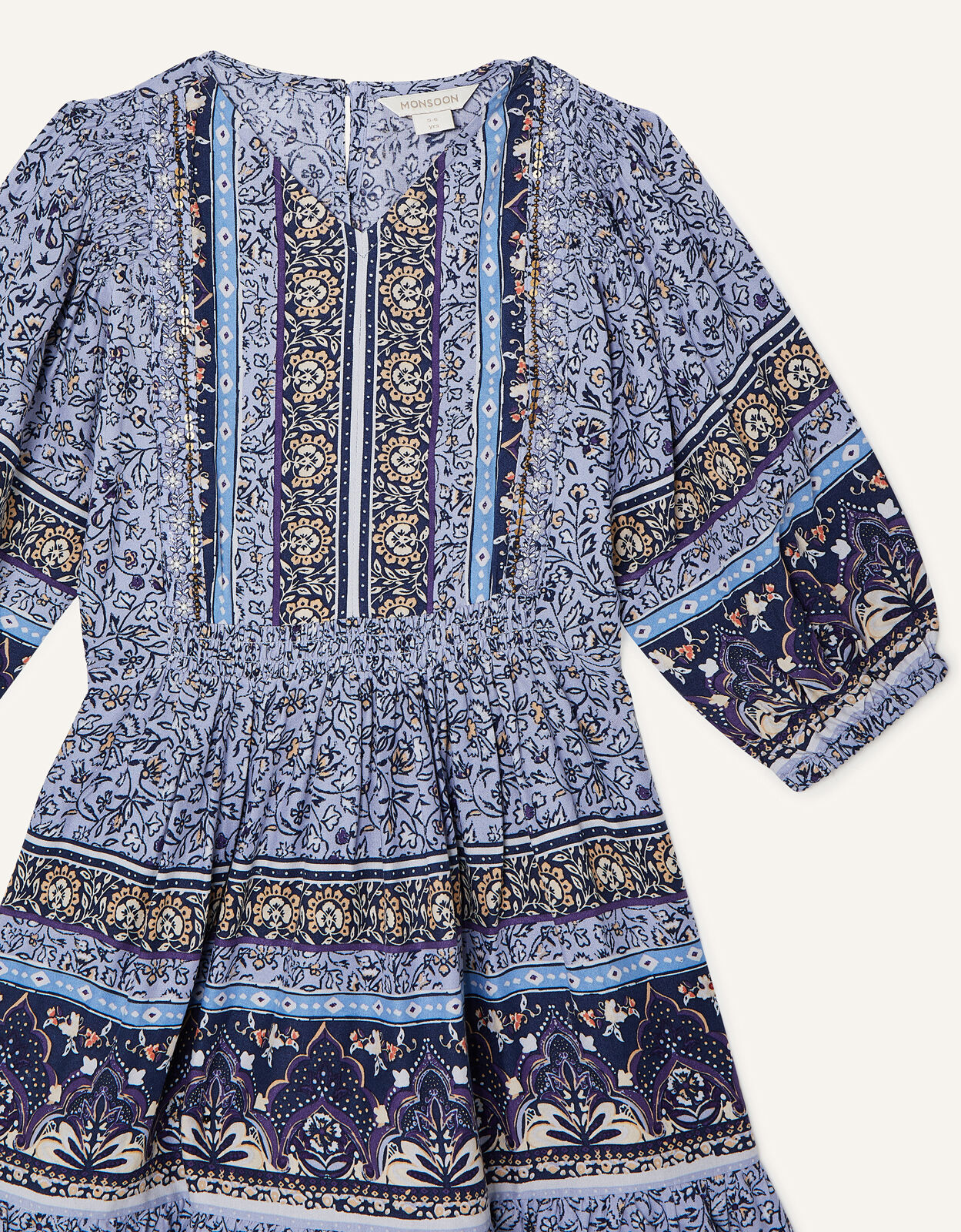 MINI ME Carmel Printed Dress Blue