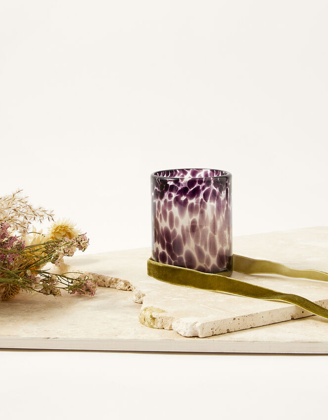 Mottled Glass Small Candle, , large