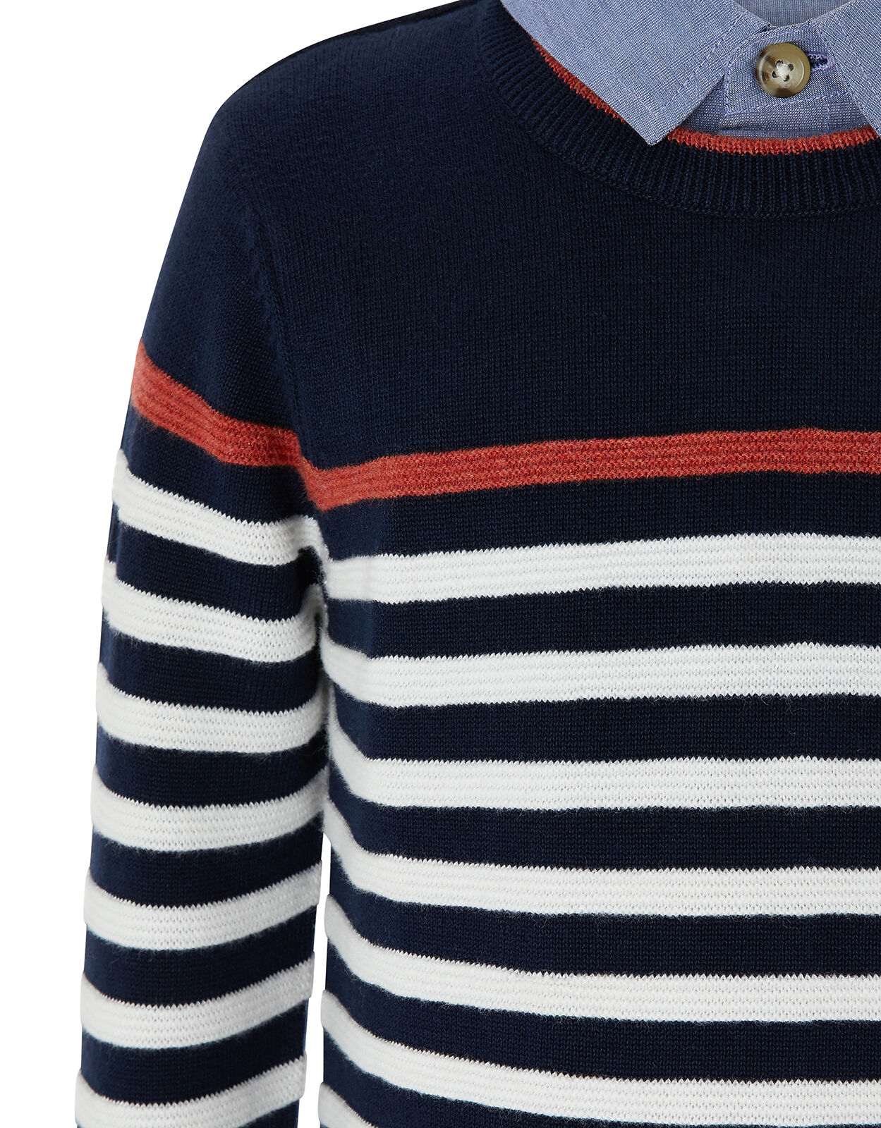 Faux shirt jumper discount