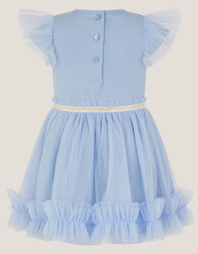 Baby Unicorn Embellished Disco Dress, Blue (BLUE), large