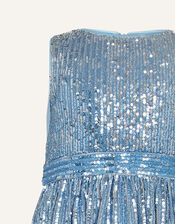 Sequin Ombre Sleeveless Dress, Multi (MULTI), large