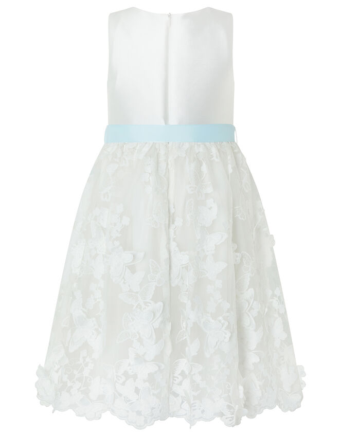 Butterfly Mesh Occasion Dress, Ivory (IVORY), large