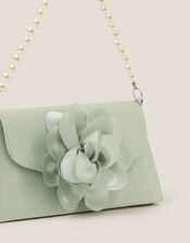 Mini Flower Bridesmaid Bag, Green (SAGE), large